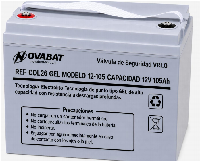 12V 105Ah Gel Battery